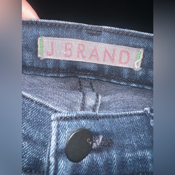 J Brand Skinny Leg Dark Blue Denim Jeans Size 27 - Picture 4 of 11